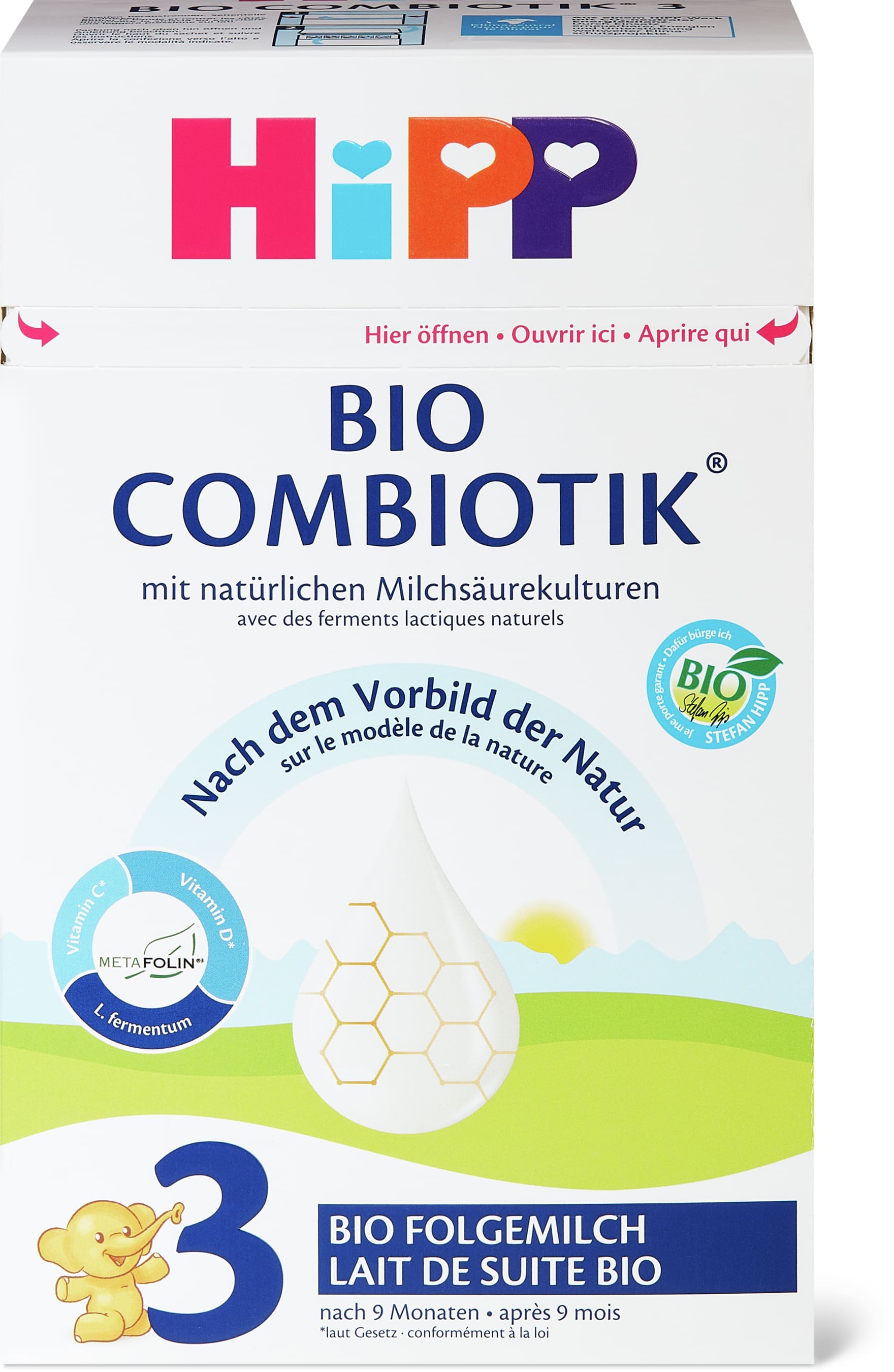 Hipp Lait de suite Combiotik 3 600g